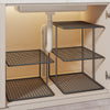Kitchen Under-Sink Storage Rack Cabinet Shelf Divider Pot Separator Stove Tableware Storage Organizer Rack