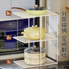 Kitchen Under-Sink Storage Rack Cabinet Shelf Divider Pot Separator Stove Tableware Storage Organizer Rack