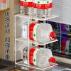 Kitchen Under-Sink Storage Rack Cabinet Shelf Divider Pot Separator Stove Tableware Storage Organizer Rack