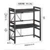 Microwave Storage Rack Kitchen Retractable Floor-Standing Rice Cooker Rack Multi-Layer Countertop Oven Rack Kitchen Storage Rack