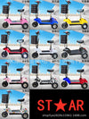 Factory direct electric tricycle mini folding electric car dolphin electric scooter for the elderly