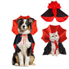 Cross-Border Popular Halloween Vampire Cat and Dog Costumes, Atmospheric Magic Witch Cloaks, Funny Cat and Dog Cloaks