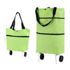 Foldable Supermarket Shopping Bag with Wheels, Small Pull Cart, Portable Large-Capacity Grocery Shopping Bag, Special Storage Goodies