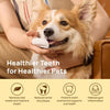 HICC PET Teeth Cleaning Finger Wipes for Dogs & Cats, Unscented | Vet-recommended wipes remove bad breath, plaque and tartar for fresher breath without a toothbrush or toothpaste.