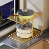 Kitchen Under-Sink Storage Rack Cabinet Shelf Divider Pot Separator Stove Tableware Storage Organizer Rack