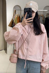 Sun Protection Clothing for Women, Summer Thin Jacket, 2026 New Short Style, Loose Fit, Versatile Hooded Sun Protection Top for Petite Sizes