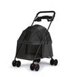 Cross-Border Hot Selling Pet Stroller for Cats and Dogs, Small Dogs, Dogs and Cats, Teddy Stroller, Lightweight Folding for Outings