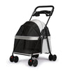 Cross-Border Hot Selling Pet Stroller for Cats and Dogs, Small Dogs, Dogs and Cats, Teddy Stroller, Lightweight Folding for Outings