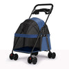 Cross-Border Hot Selling Pet Stroller for Cats and Dogs, Small Dogs, Dogs and Cats, Teddy Stroller, Lightweight Folding for Outings
