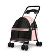 Cross-Border Hot Selling Pet Stroller for Cats and Dogs, Small Dogs, Dogs and Cats, Teddy Stroller, Lightweight Folding for Outings